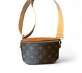 Upcycled LV and Suede Sling Bag - Small